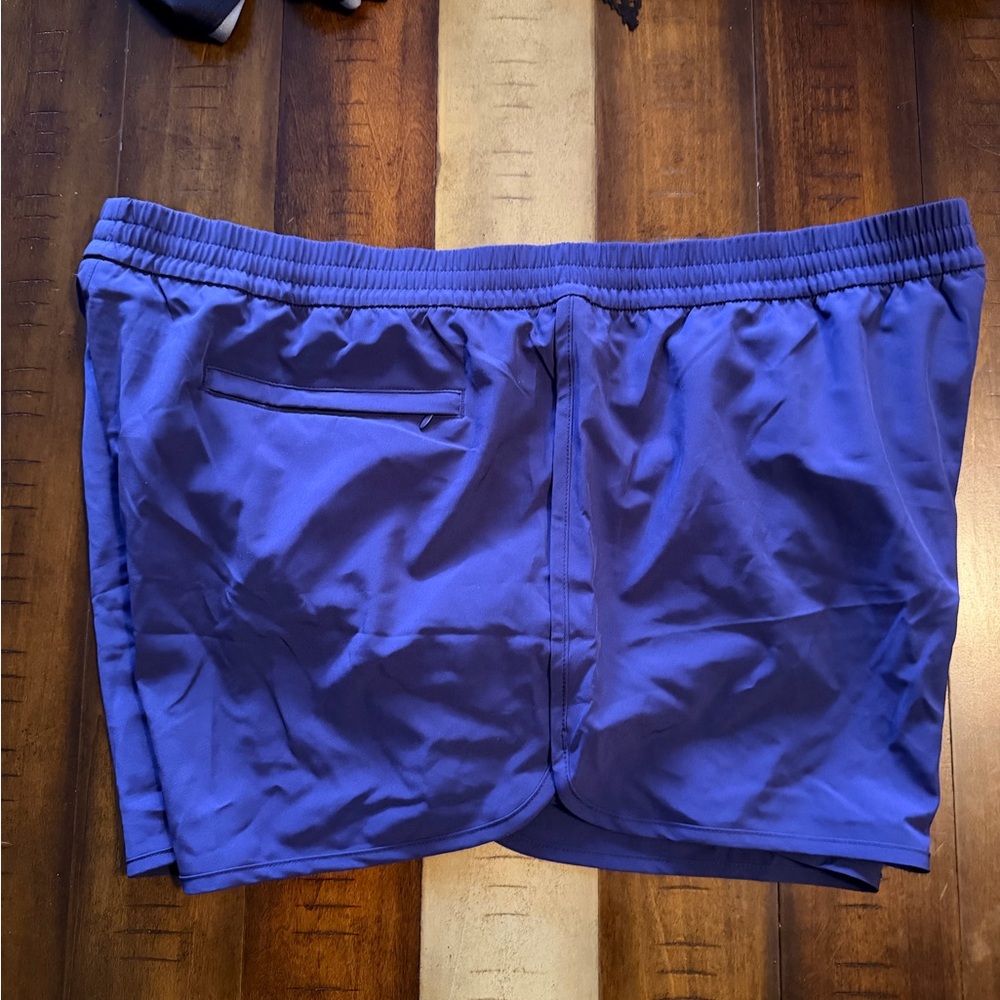 PINK Victoria Secret Blue Shorts lining XXL 2X work out gym